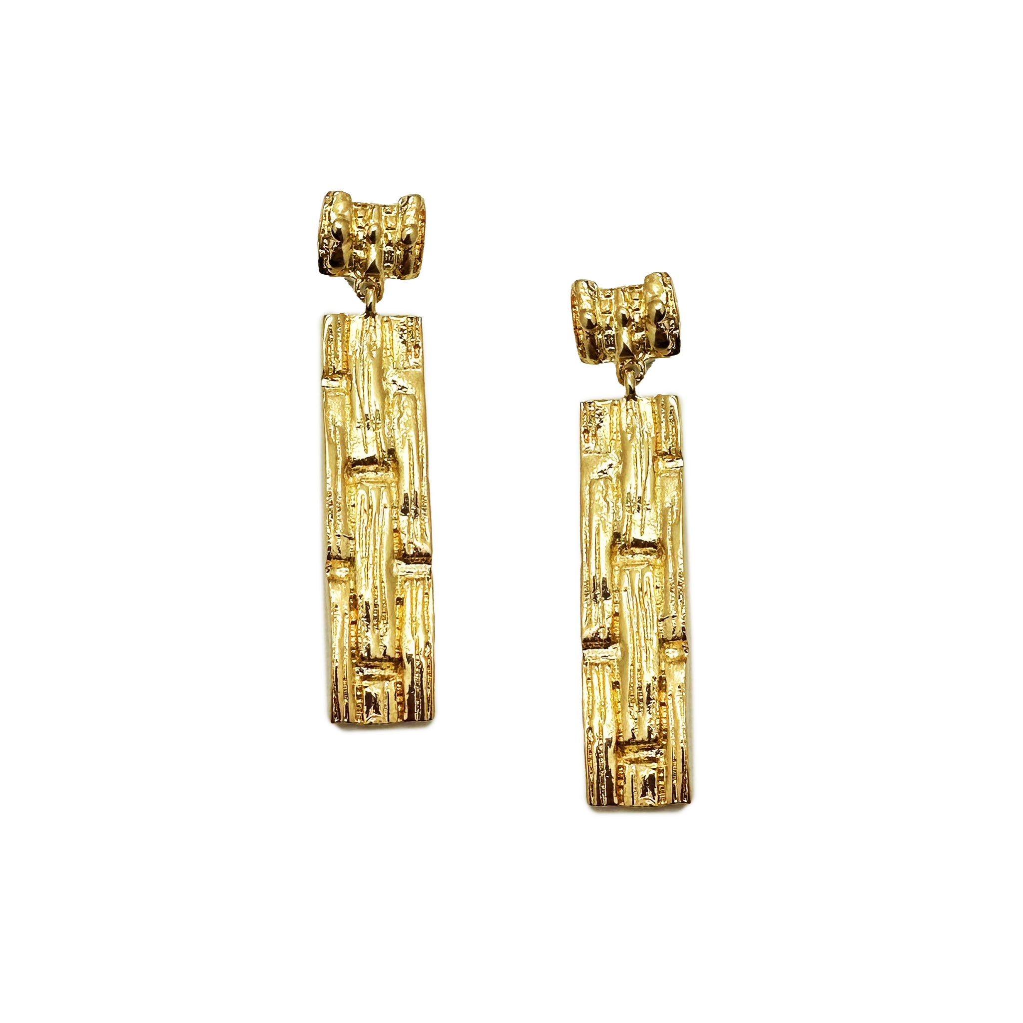 Aretes Canasto Largo - Chapa