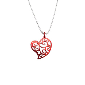 Dije Corazon Fortaleza -Rojo