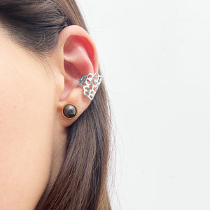 Ear Cuff Poza Calada - Plata