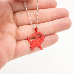 Dije Elefante rojo