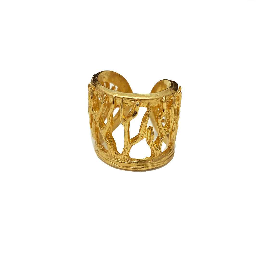 Anillo Raíces Oro