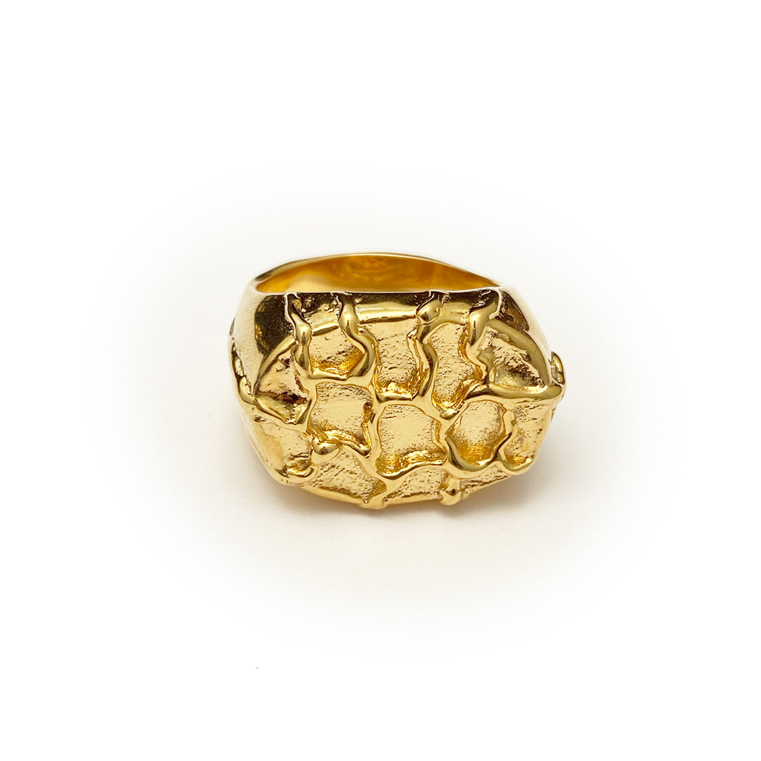 Anillo Poza Ovalada - Oro