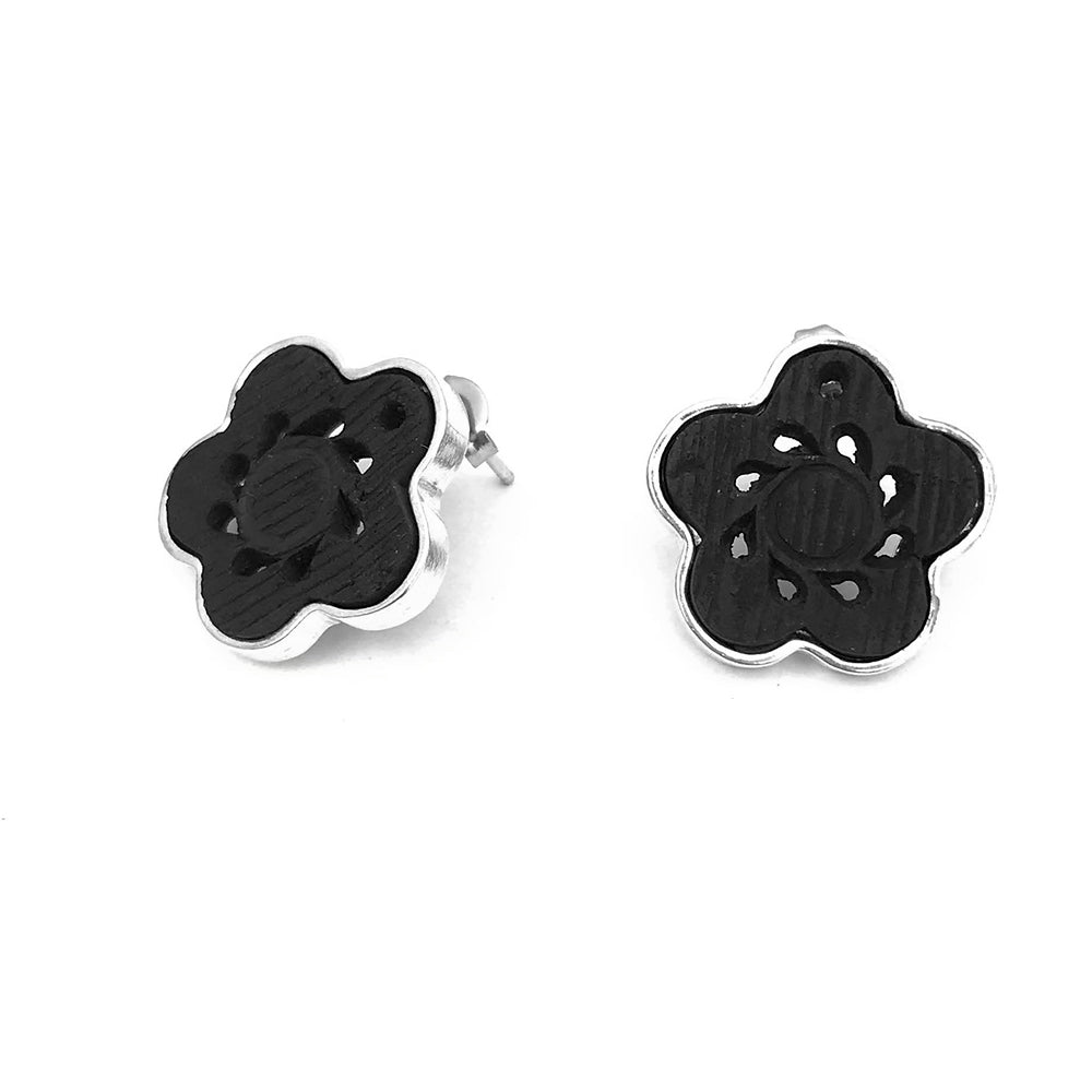 Aretes Margarita Negra