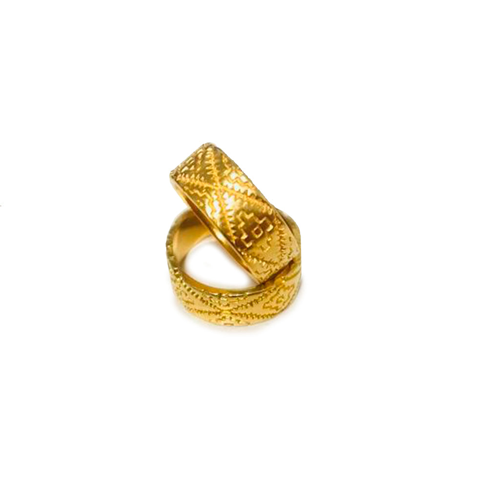 Anillo Chenteño Angosto - Chapa de Oro