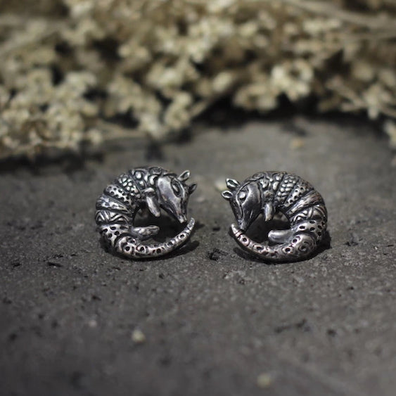 Aretes Armadillo Plata