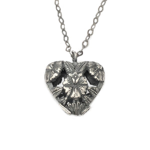 Corazon Oaxaca Flores - Plata