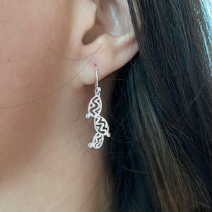 Aretes Nopal Mixteco - Plata